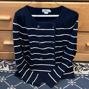 Vineyard Vines double-button sweater jacket